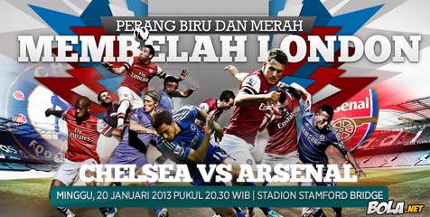 Inilah Susunan Pemain Chelsea vs Arsenal