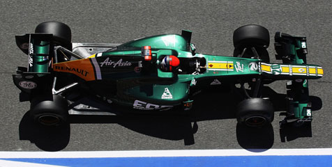 Peluncuran Mobil F1 Caterham Hanya Digelar 15 Menit
