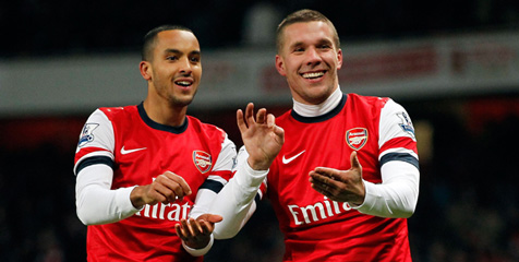 Podolski Yakin Arsenal Tembus Empat Besar