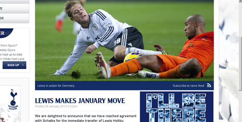 Lewis Holtby Resmi Gabung Spurs di Januari