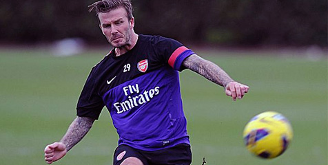 Wenger Minta Beckham Beri Inspirasi Pemain Arsenal