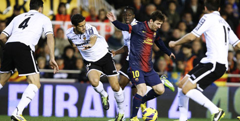 Review: Barca Tertahan di Mestalla