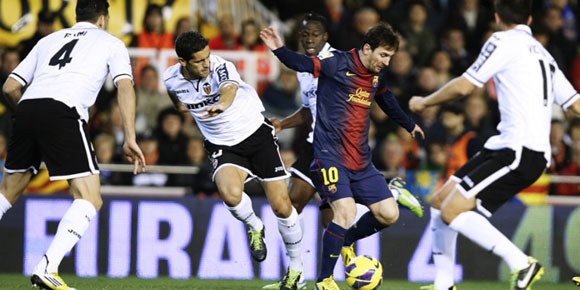 Highlights La Liga: Valencia 1-1 Barcelona