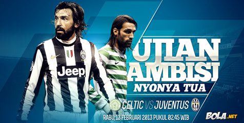 Pizza Khusus Celtic vs Juventus