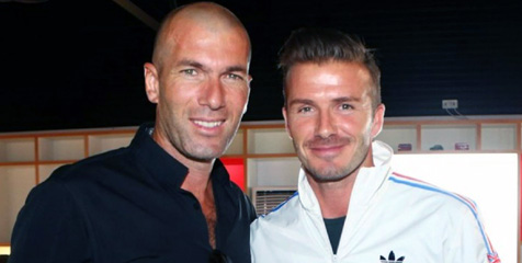 Zidane Kagum Melihat Antusias Beckham di Sepakbola