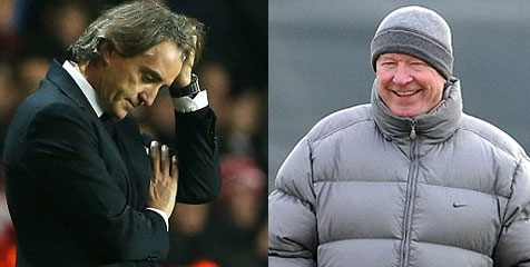 Jangan Coba-Coba Usik Ferguson, Mancini!