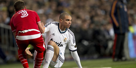 Pepe Ingin Madrid-Porto di Final Liga Champions