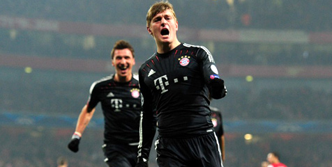 Kroos: Kontra Arsenal, Bayern Tampil Luar Biasa!