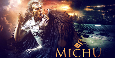 Michu Berharap Laudrup Pimpin Swansea ke Eropa 