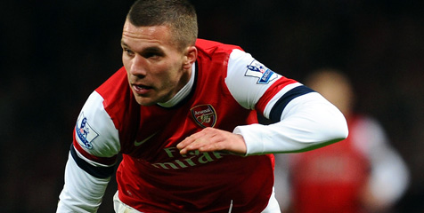 Podolski: Laga Derby London Utara Sangat Spesial