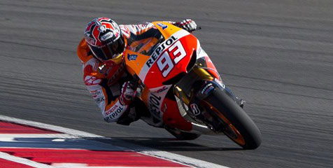 Marquez Kembali Berkuasa di Hari Kedua Uji Coba Austin