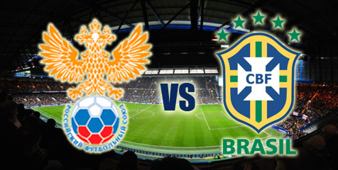 Data dan Fakta Friendly Match: Rusia vs Brasil