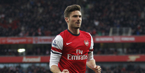 Giroud Fokus Bawa Arsenal Duduki Empat Besar