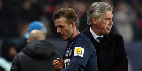 Ancelotti Bantah Dipaksa Mainkan Beckham