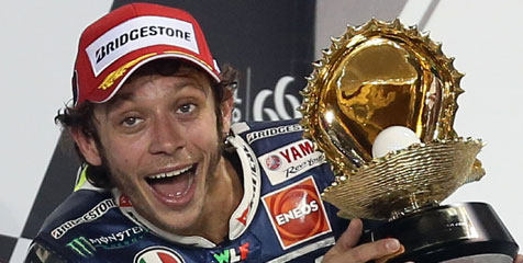 Rossi Bahagia Bisa Capai Target di MotoGP Qatar