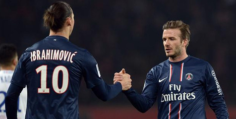 Beckham: Ibra Punya Kharisma Pemimpin di PSG