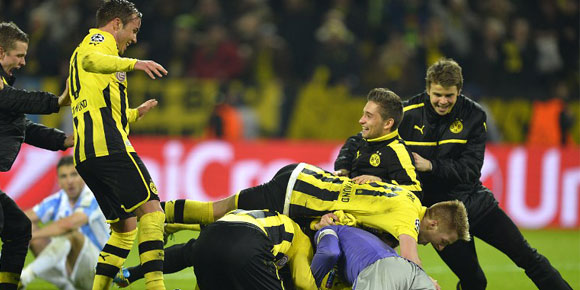 Highlights UCL: Borussia Dortmund 3-2 Malaga