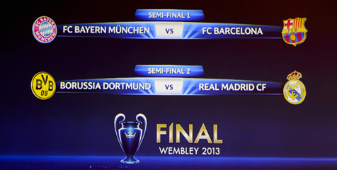 Reaksi Para Wakil Klub Atas Hasil Drawing Semifinal UCL