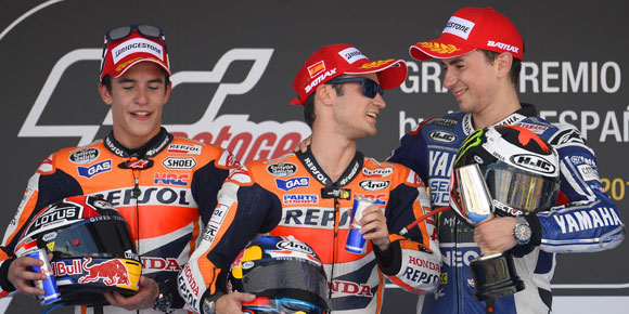 Video: Aksi Para Pebalap di MotoGP Spanyol 2013