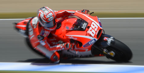 Cedera Tangan, Hayden Jadi Ducati Tercepat di Jerez