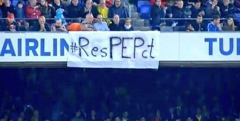Barca Singkirkan Banner Dukungan Kepada Guardiola