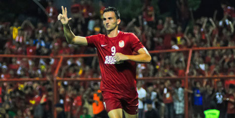 Spaso Ingin Kembali Bobol Gawang Deniss Romanovs