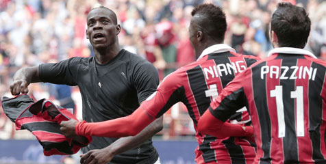 Selebrasi Balotelli Siap Diganjar Denda Oleh Milan