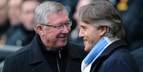 Mancini: Sebuah Kehormatan Bisa Lawan Sir Alex