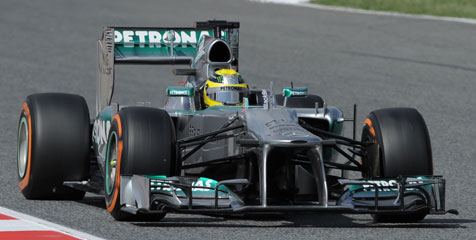 Rosberg Rebut Pole Position F1 GP Spanyol