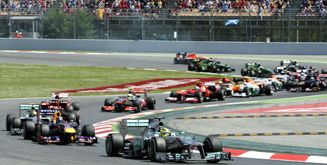 Klasemen Sementara Formula 1 2013 Usai Seri Spanyol