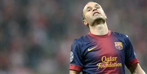 Giliran Iniesta Terserang Galau di Barcelona