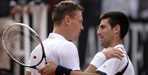 Kalahkan Djokovic, Berdych Bersua Nadal di Semifinal