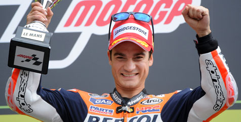 Pedrosa Puas Raih Kemenangan MotoGP Perdana di Le Mans