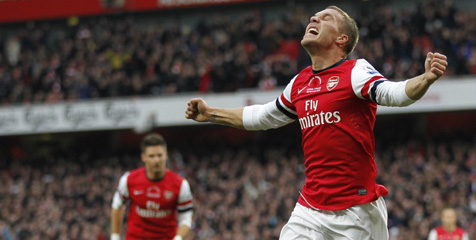 Podolski tak Ingin Hengkang Dari Arsenal