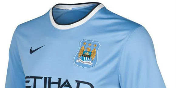 Detail Jersey: Manchester City Home 2013-2014