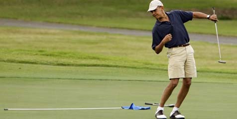 Barack Obama Jadi Ketua Kehormatan Turnamen Golf Piala Presiden