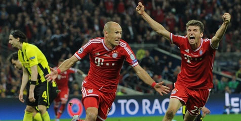 Review: Robben Beri Bayern Mahkota Eropa 2012-13