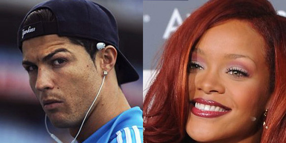 Ronaldo Berfoto Bersama Rihanna di Backstage Konser