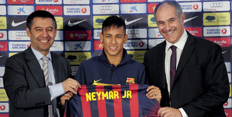 Barcelona Rilis Bandrol Asli Neymar