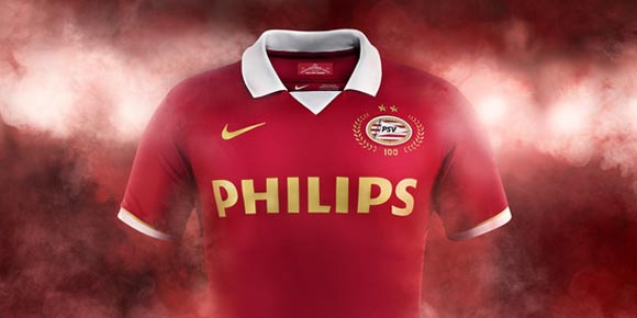 Detail Jersey: PSV Eindhoven Home 2013-2014