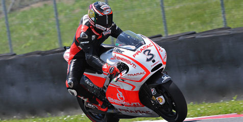 Jajal Ducati MotoGP, Biaggi Sempat Kagok Jajal Ducati MotoGP, Biaggi Sempat Kagok