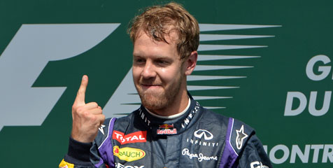 Vettel Beri Red Bull Kemenangan Perdana di Kanada