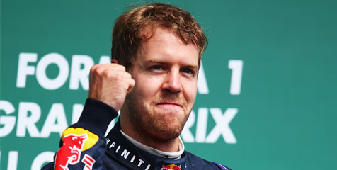 Vettel Resmi Bertahan di Red Bull Hingga Akhir 2015