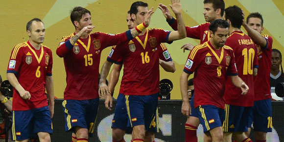 Highlights Piala Konfederasi: Spanyol 2-1 Uruguay