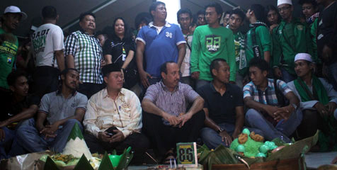 HUT 86 Persebaya di Mes Pemain, Sederhana Tapi Meriah