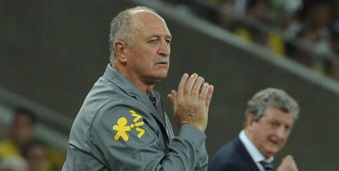 Scolari Tak Incar Hasil Imbang Lawan Italia