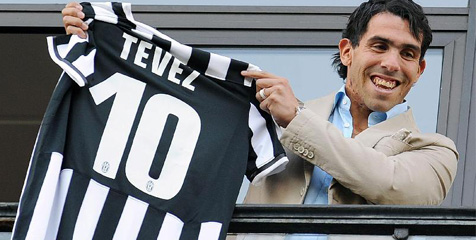 Juventus Resmi Gaet Carlos Tevez