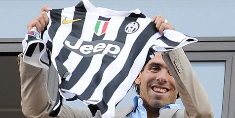 Tevez Bangga Jadi Pewaris Del Piero dan Maradona