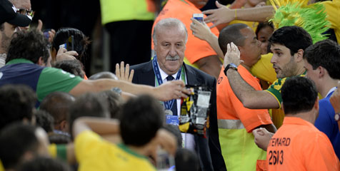 Del Bosque: Brasil Beruntung Cetak Gol Cepat