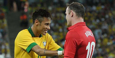 Neymar Bujuk Rooney Gabung Barcelona